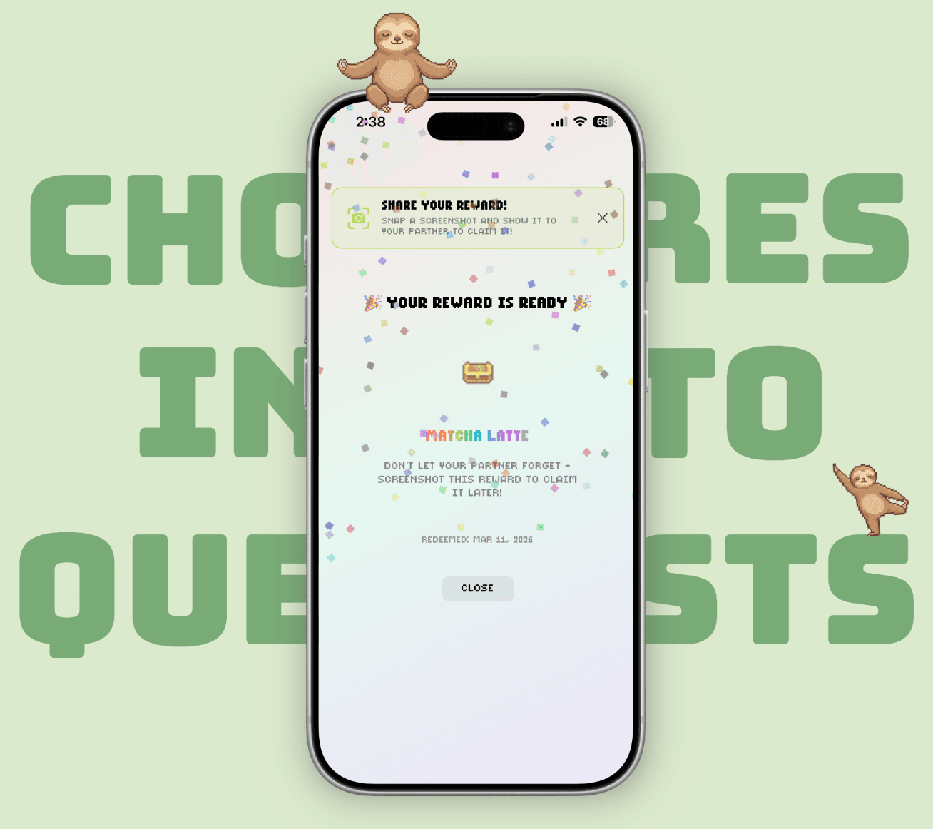 DailyQuest is a gamified couple todo app that helps you and your partner stay in sync on chores, routines, and relationship goals — without nagging.